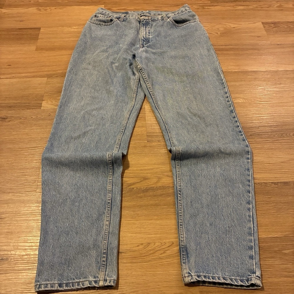 Levi's High Rise Straight Leg Jeans in Light Blue